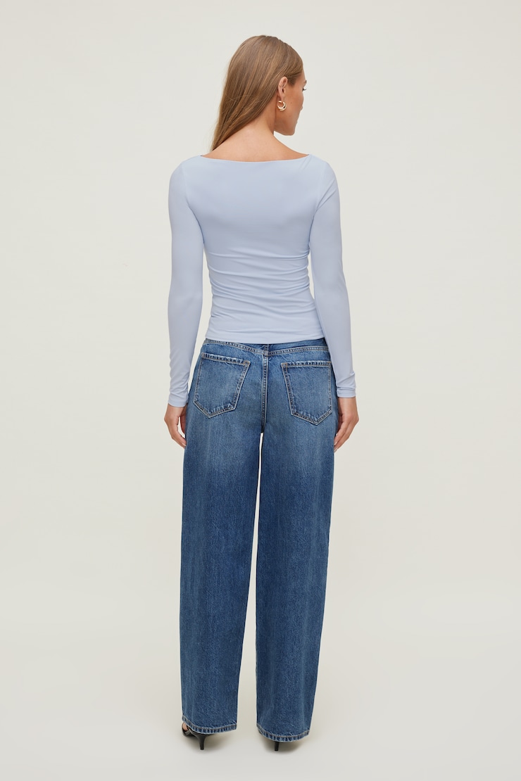 Haut sculptant à manches longues Nola