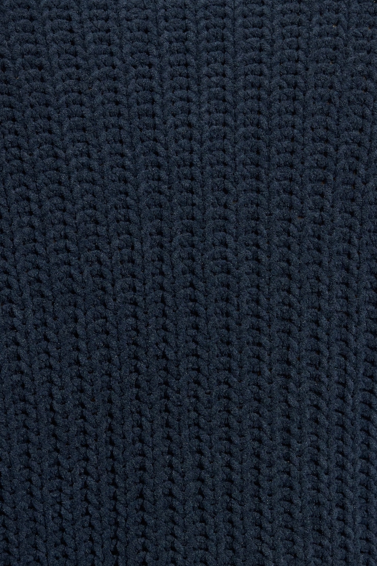 Chenille Oversized Sweater, Mariana Blue, large
