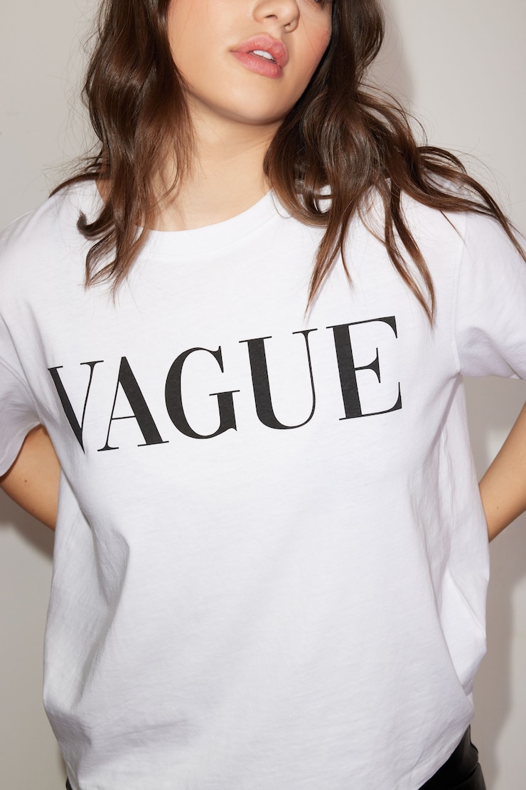 Brodi Boyfriend Graphic Tee Bright White large