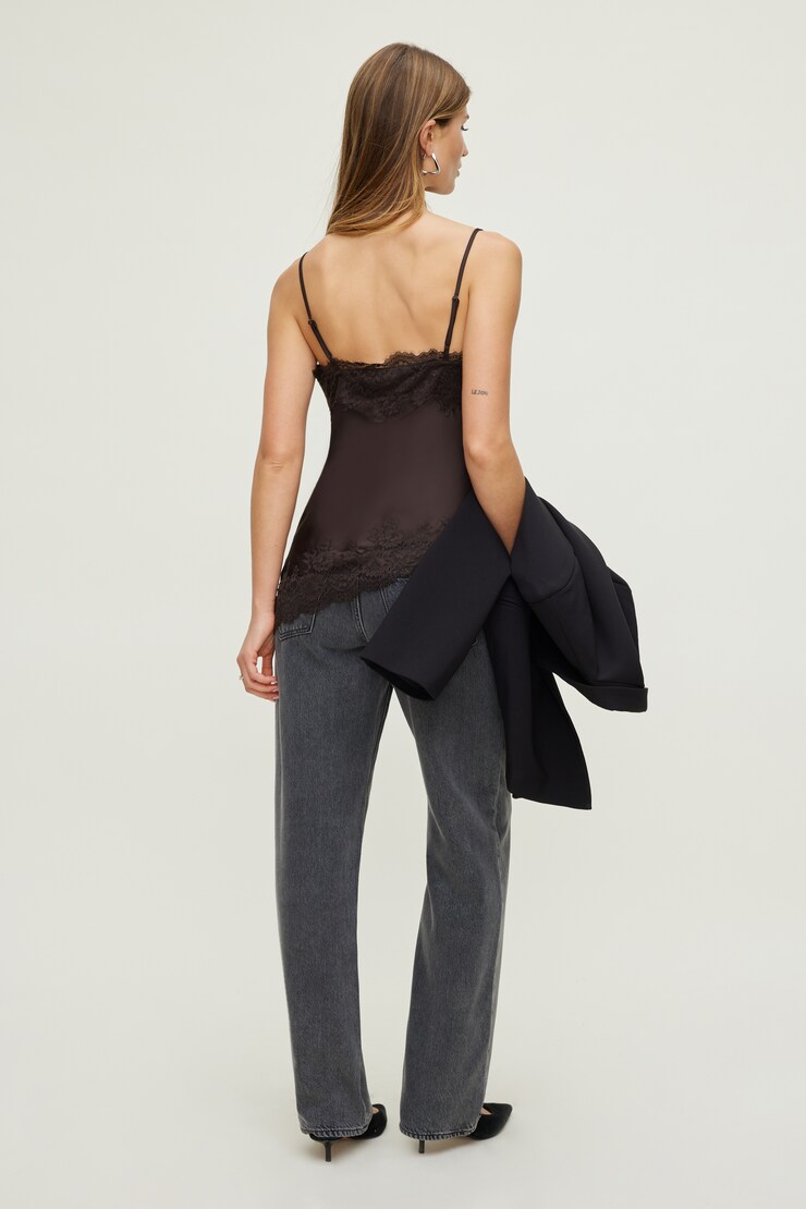 Mika Mid Rise Relaxed Tencel™ Jeans Medium Light Black / Sienna Grey large