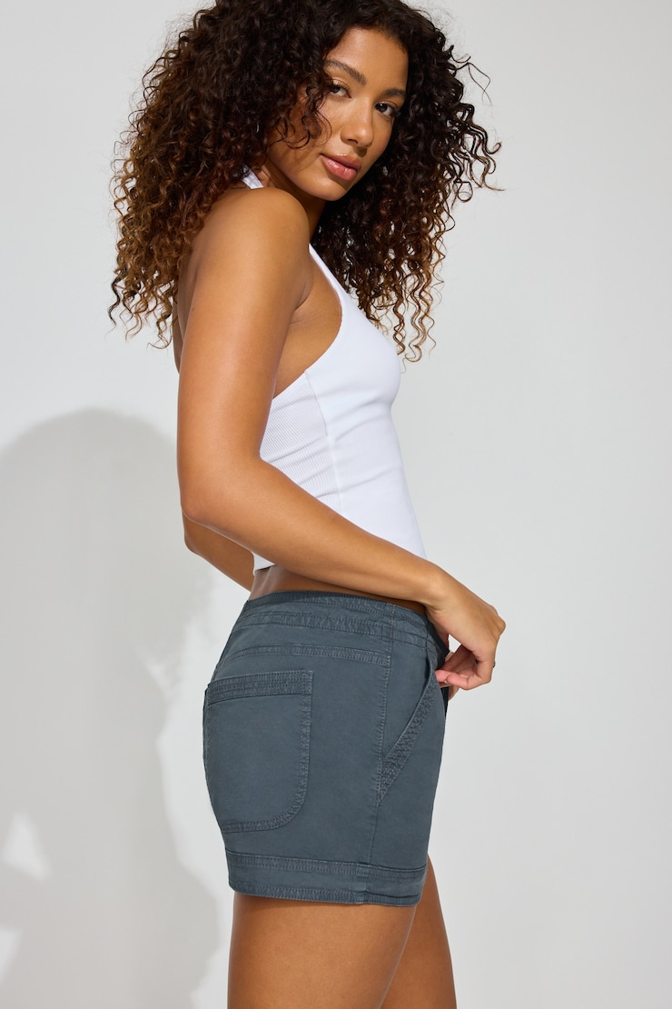Cassey Micro Skort, Dark Denim Blue, large