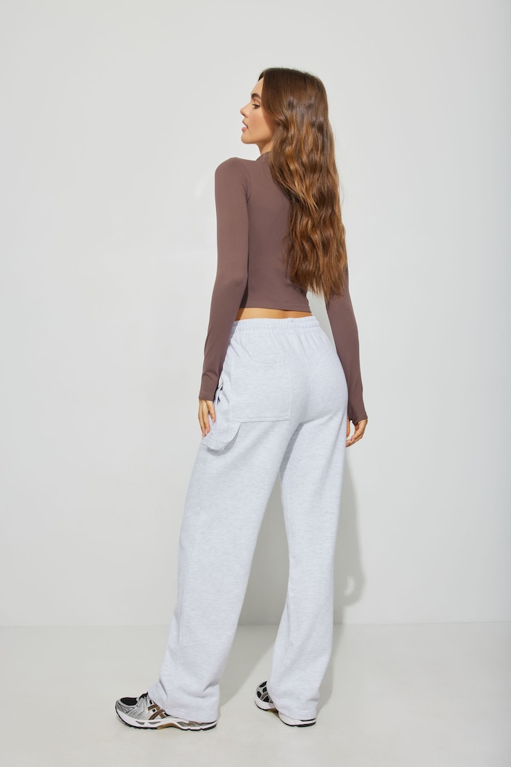 Banded Cargo Jogger, Spring Grey Mix, large