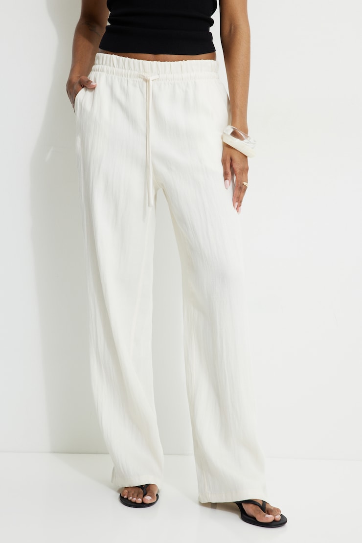 Blake Straight Pull On Pants Sea Salt Off-White large