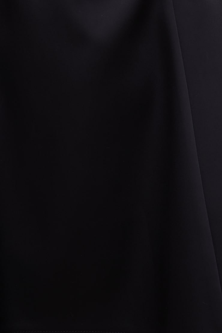 Amaya Satin Halter Mini Dress Jet Black large