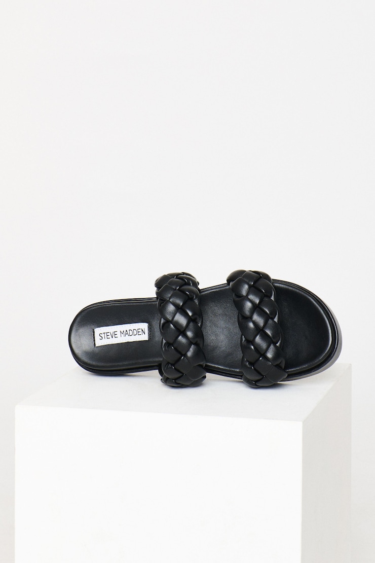 STEVE MADDEN Paty Sandal , Jet Black, large