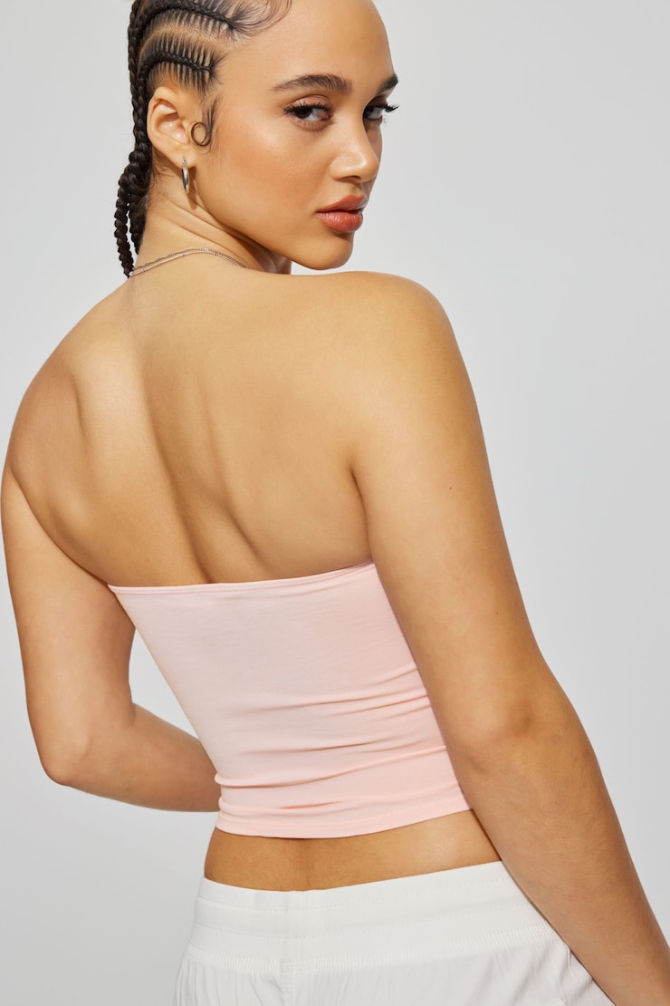 Tasia Tube Top, Chalk Pink, large