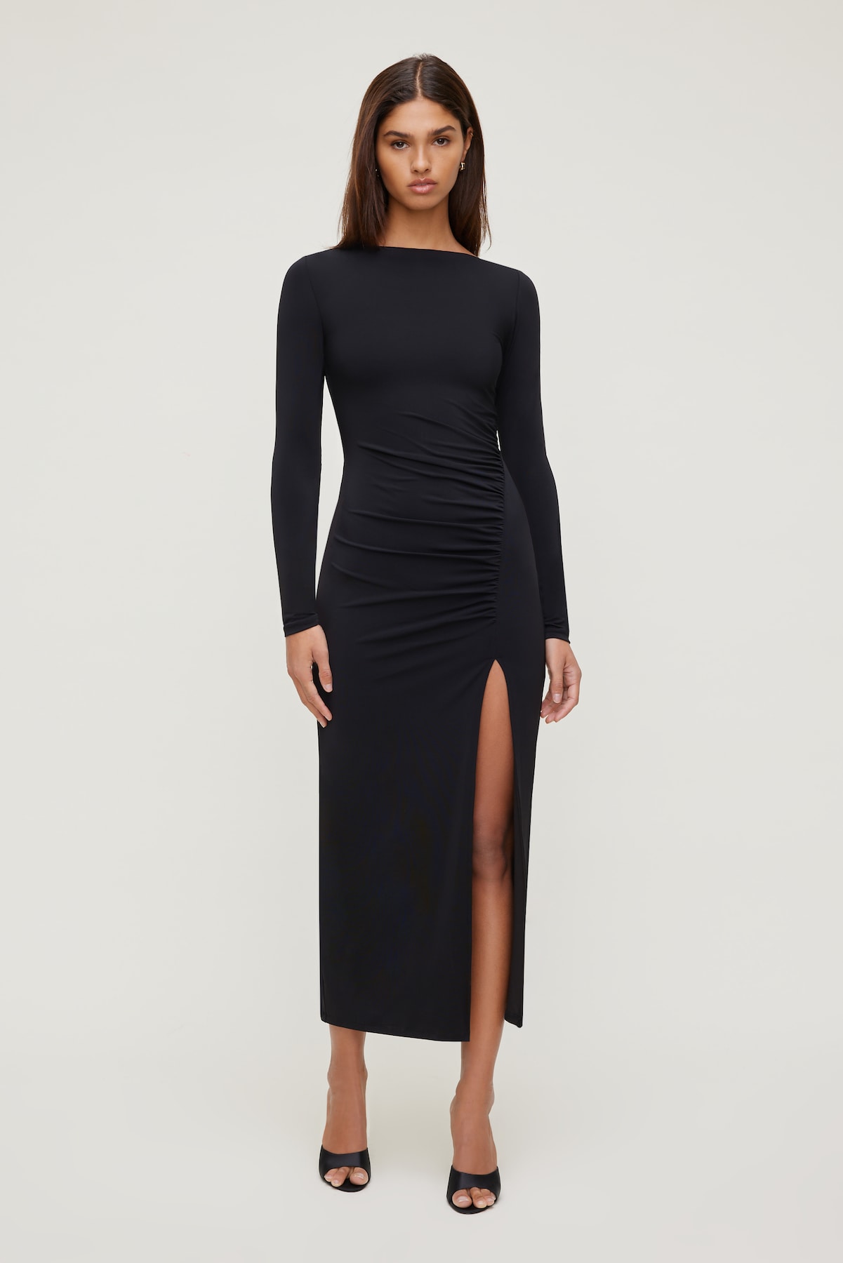 Jupe longue en tulle à pois Femme, Noir | TWINSET Milano