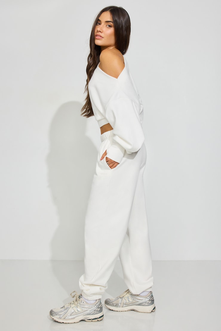 Pantalon de jogging « boyfriend » en tissu UltraFleece