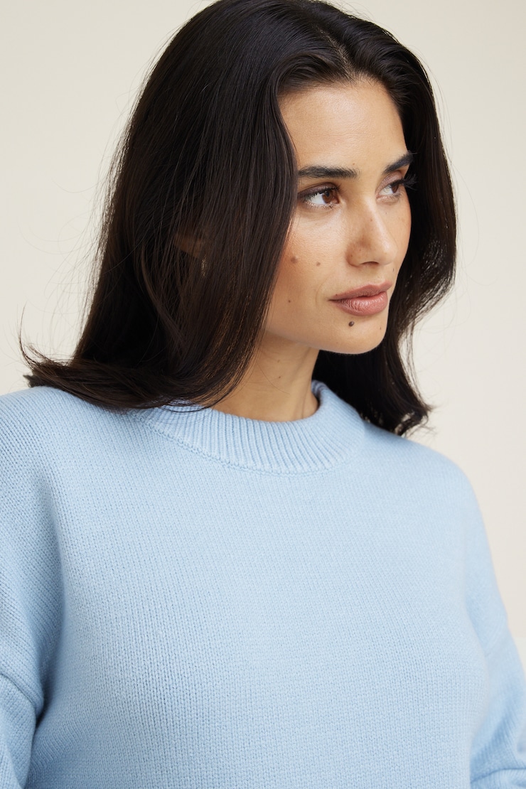 Chandail surdimensionné à col rond