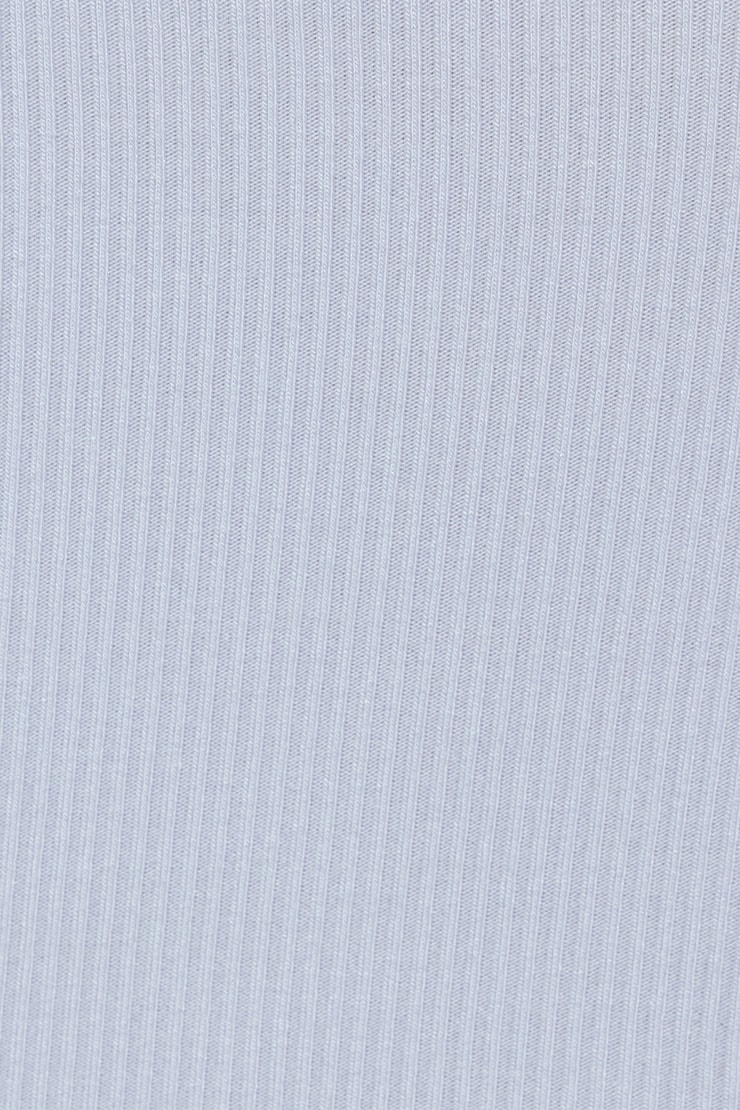 Mini Ribbed Halter Cami Top, Heather Blue, large