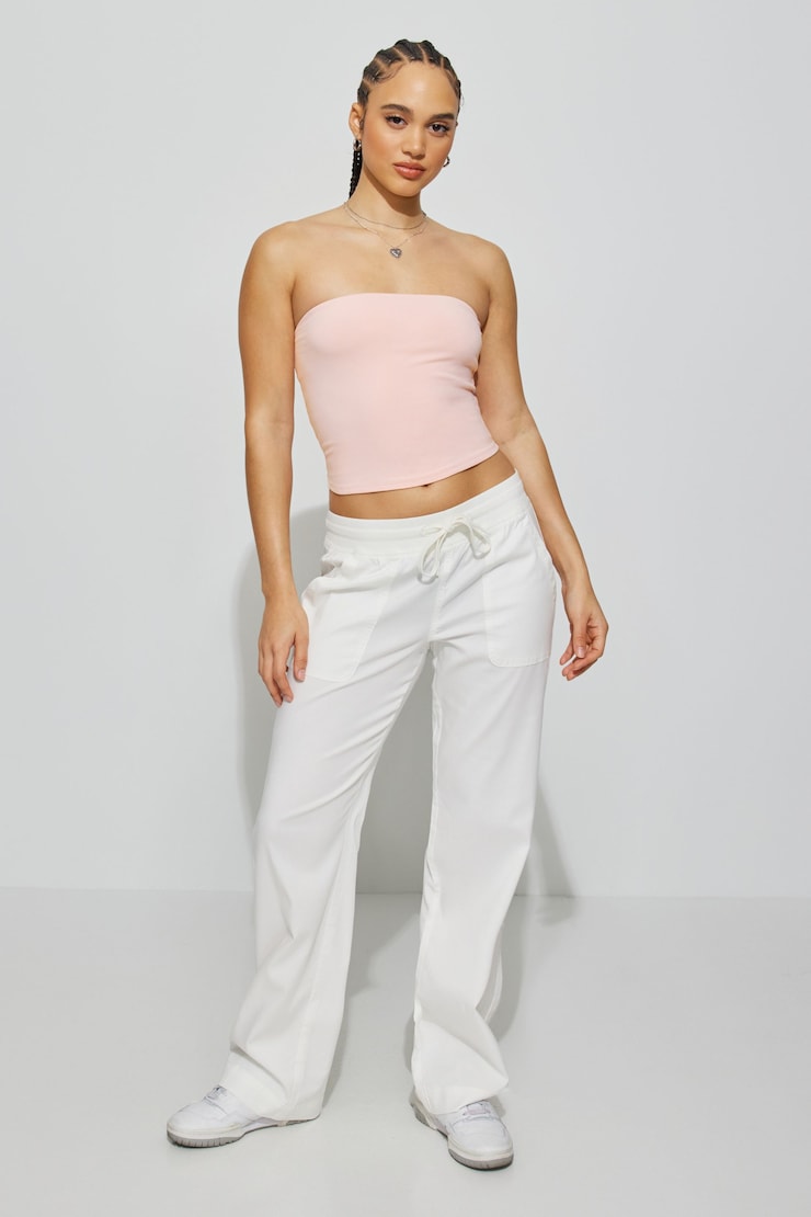 Tasia Tube Top, Chalk Pink, large