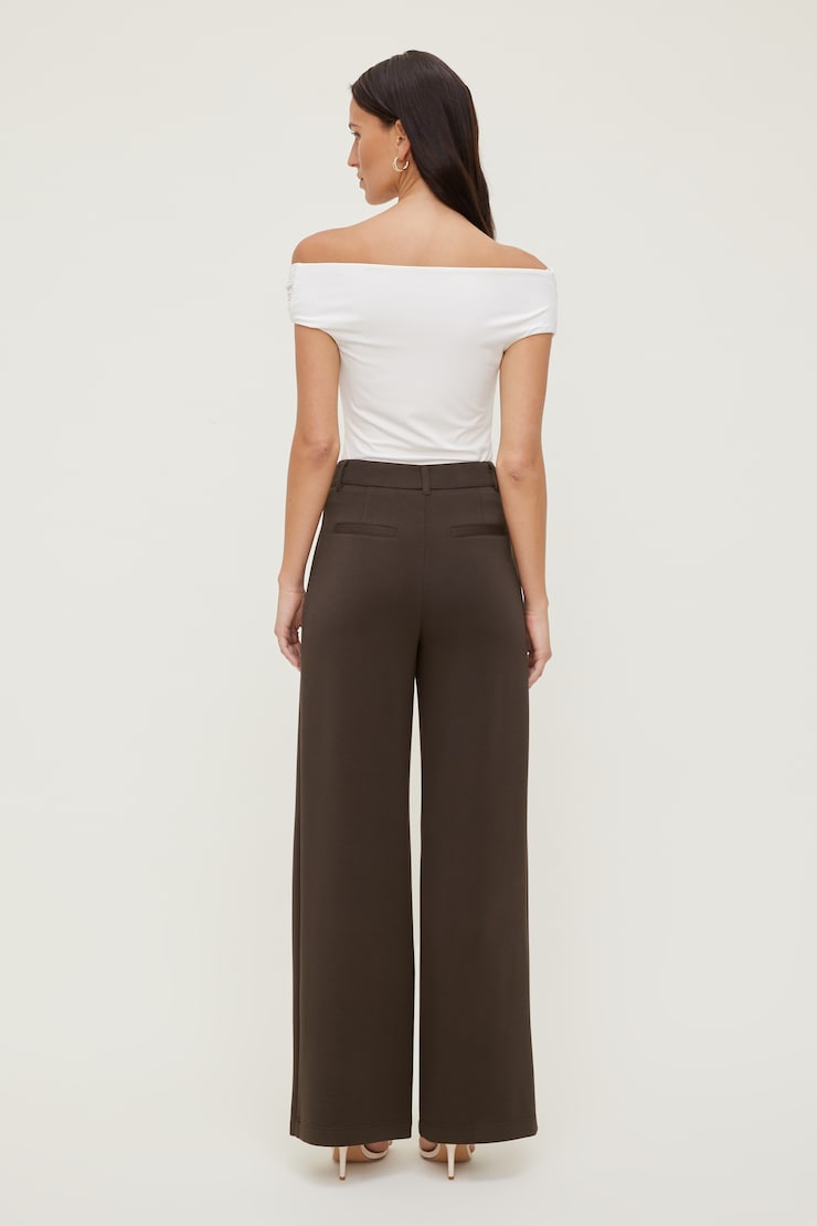 Alex Anywear Wide Leg Pants Java Brown large