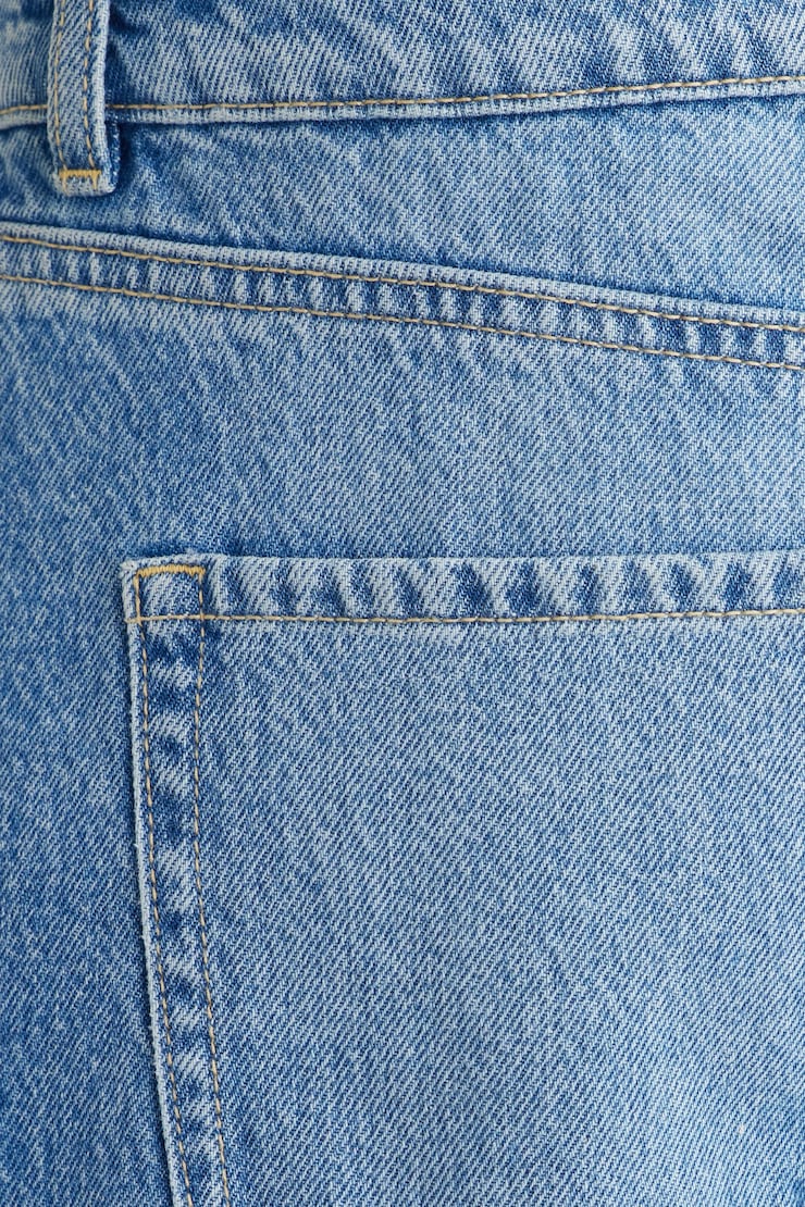 Mika Relaxed Straight Mid Rise Jeans Indigo Medium large