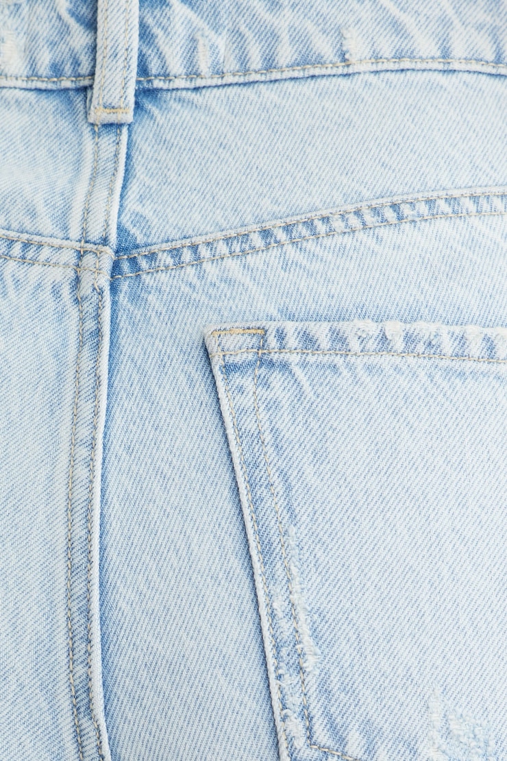 Claudia Distressed Mom Jeans Indigo Medium Light large