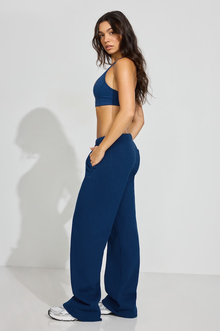 UltraFleece Straight Leg Sweatpants, Midnight Blue, large
