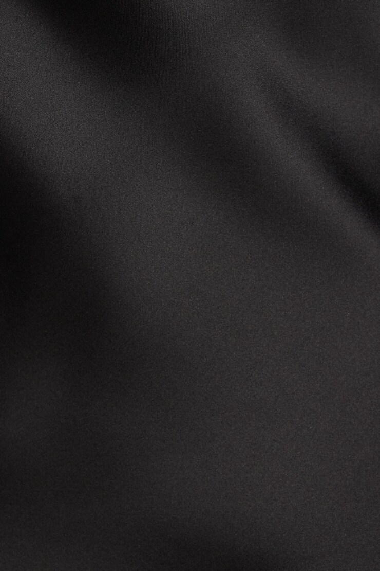 Dani Cowl Neck Satin Slip Dress Jet Black large