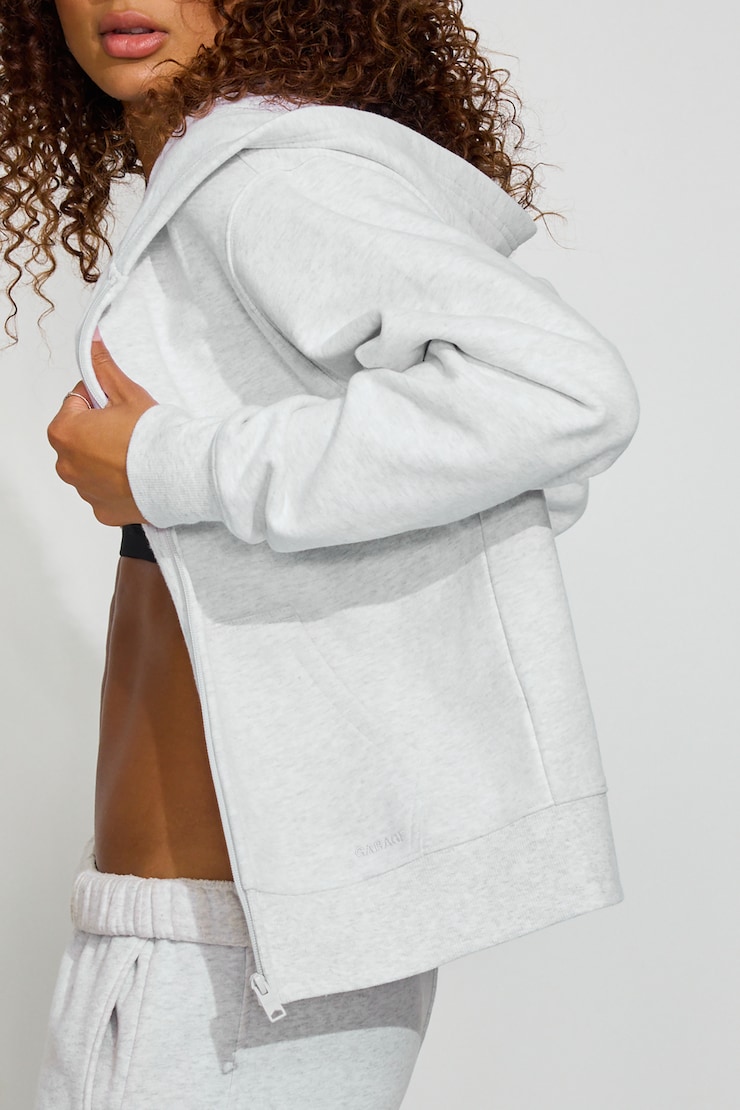 SoftTerry Iconic Full Zip Hoodie Gray | Garage