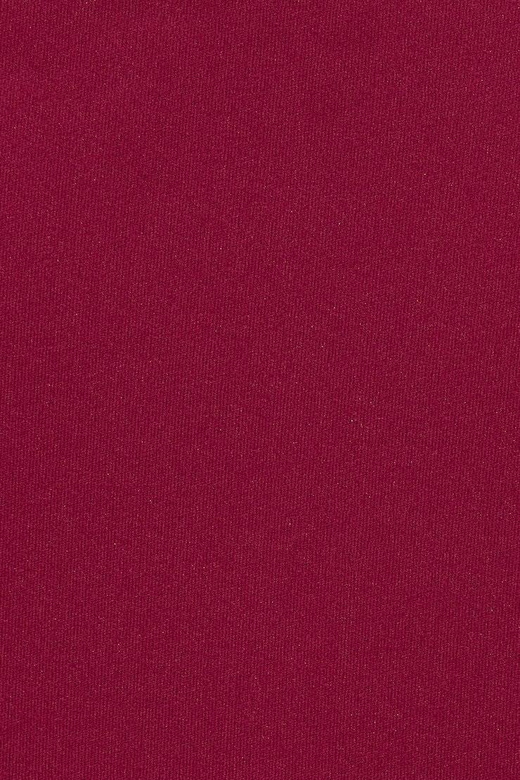 Sleek V-Neck Cami Top, Sour Cherry Burgundy/White, large