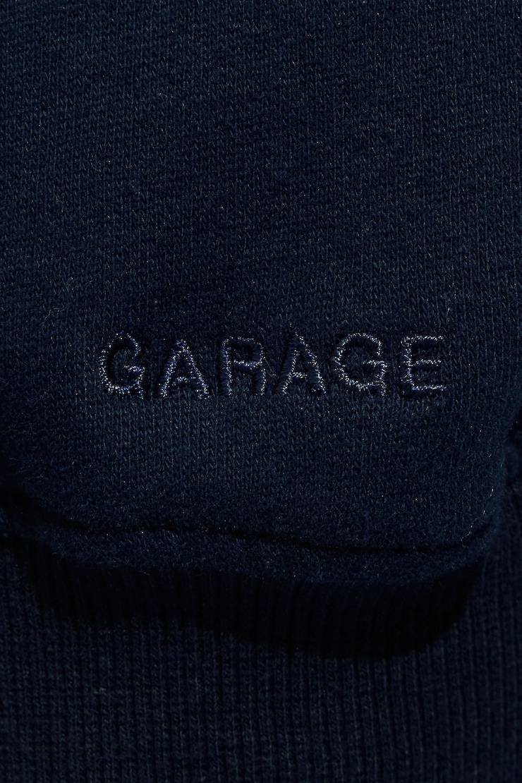UltraFleece Hoodie, Mariana Blue with Chenille "Garage" Logo, large