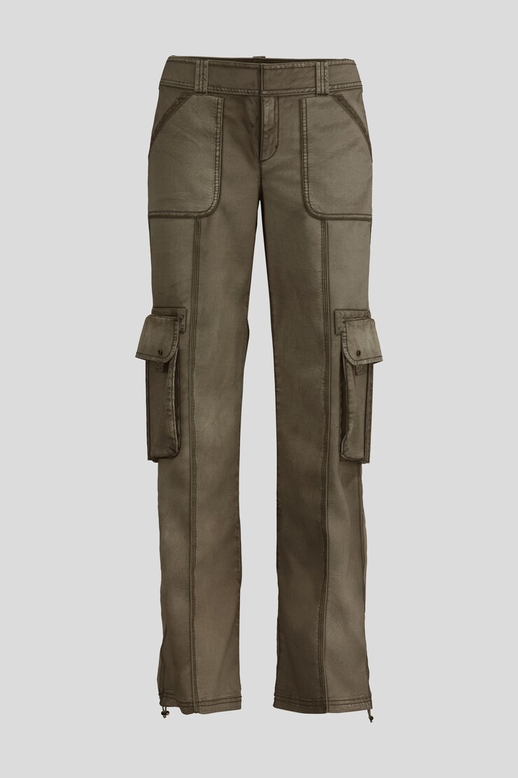 Chicago Low Rise Cargo Pant, Army Green, large