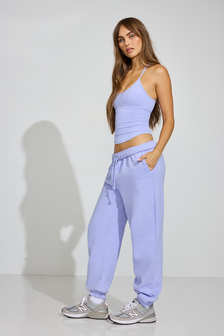 UltraFleece Boyfriend Sweatpants, Lavender Lust, large