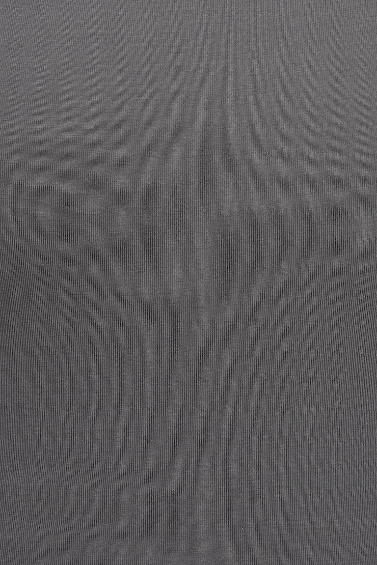 Crewneck Open Back Short Sleeve Top