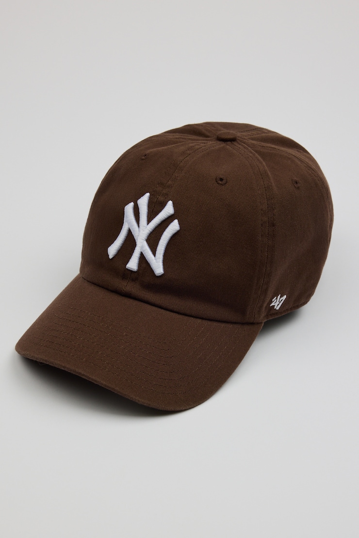 47 BRAND Clean Up Cap  - NY, Armadillo Brown, large