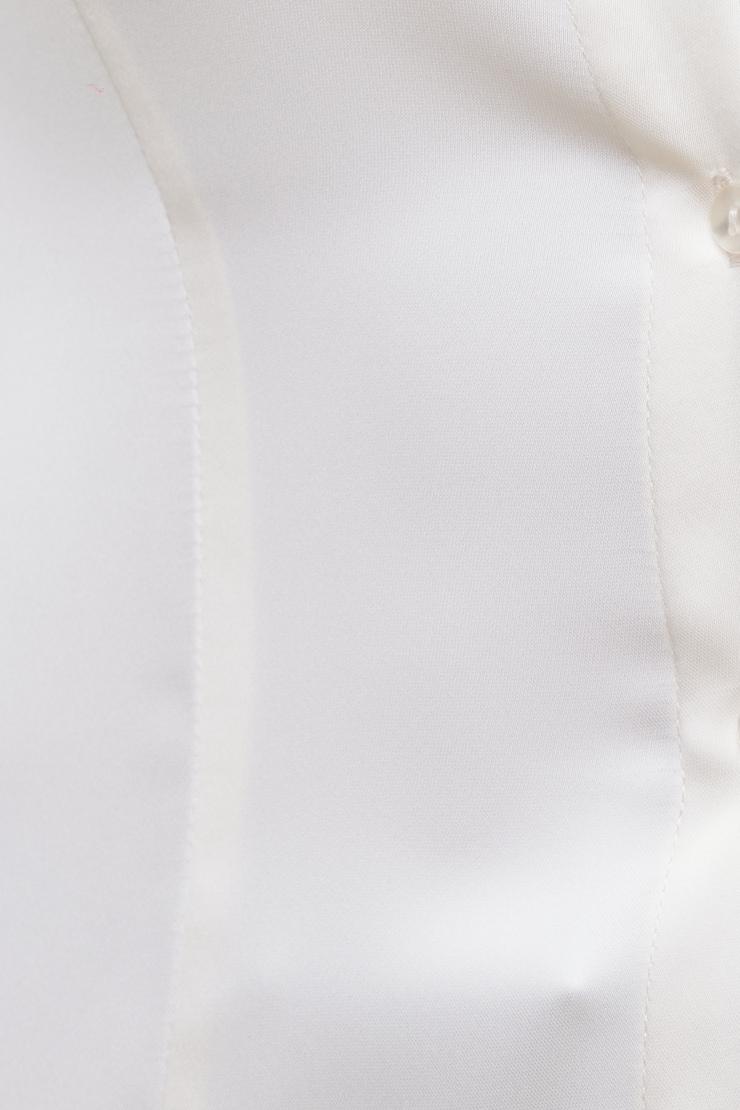 Eva Cinched Satin Shirt