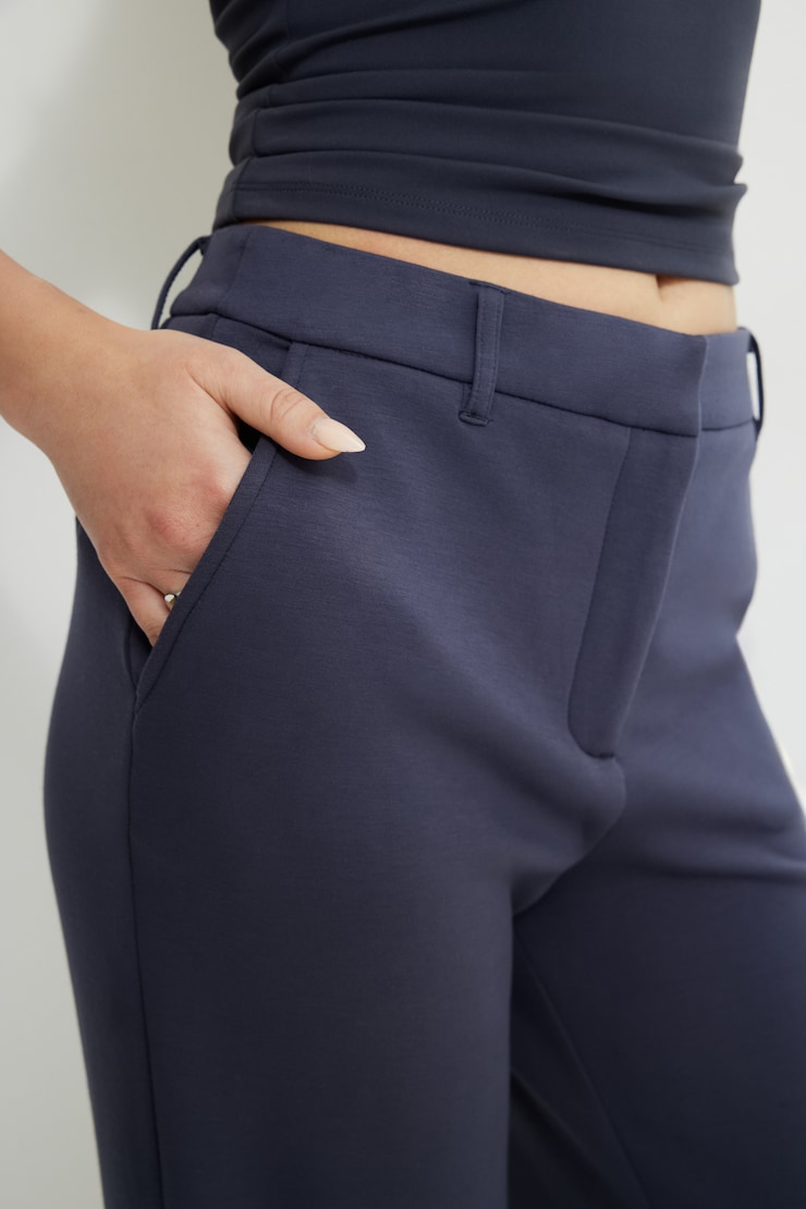 Anywear Straight Leg Pants India Ink Grey large