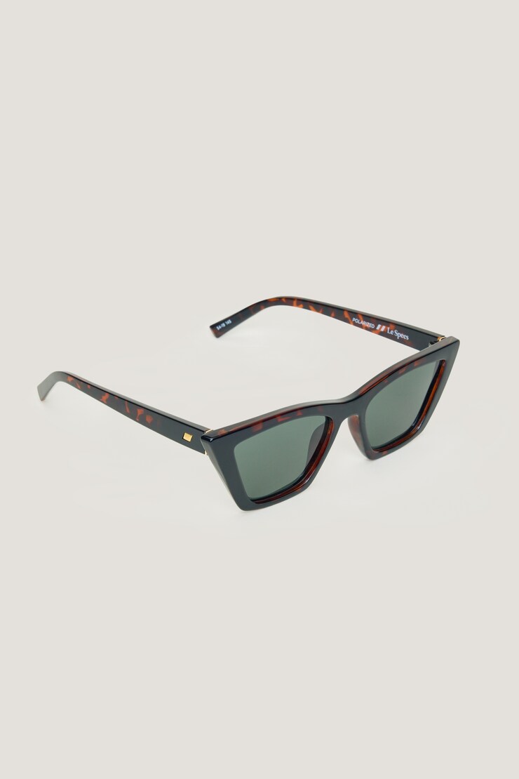 LE SPECS | Velodrome Cat Eye Sunglasses Brown / Dark Tortoise large