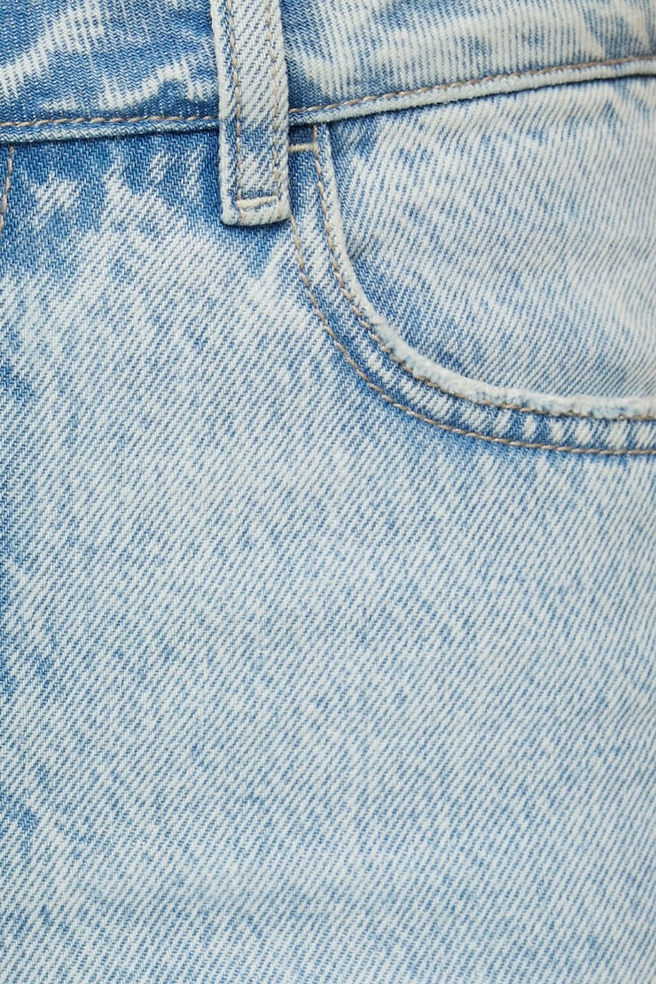 Justina Straight Leg Jeans Light Indigo/Lonesome large