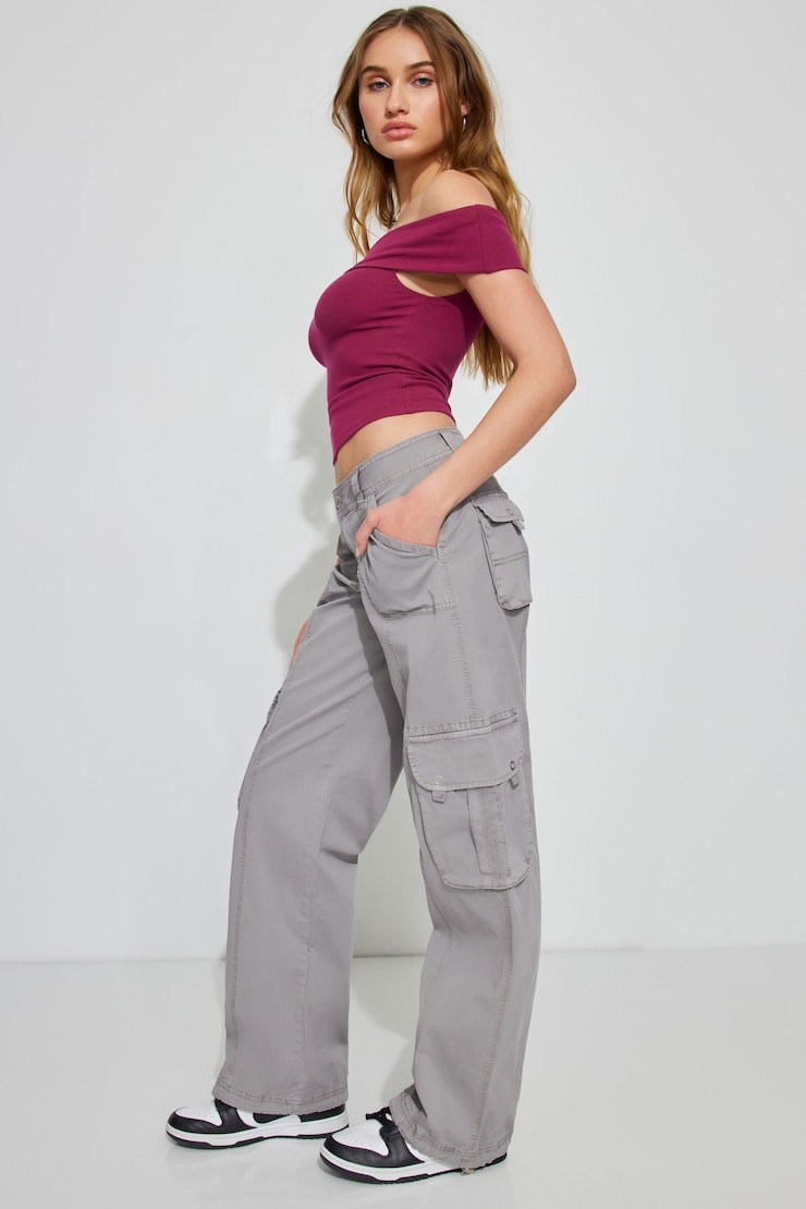 Ellis Slouchy Pant, Titanium Grey, large