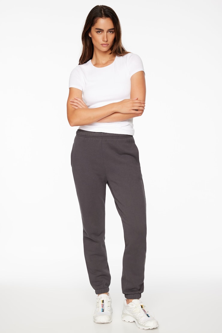 Fleece Jogger Pants Lead Gray  large
