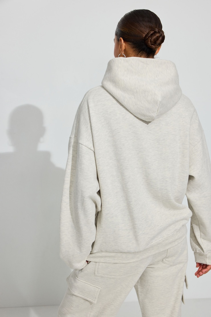 UltraFleece Hoodie, Pearl Melange, large