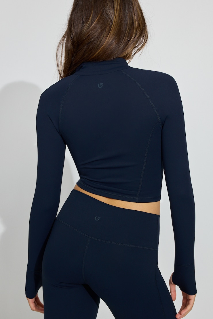 SoftActive Sculpt Zip Up, Mariana Blue, large