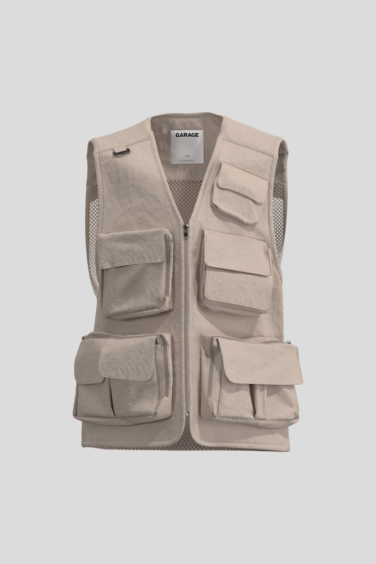 Oversized Utility Vest BROBEI | Garage