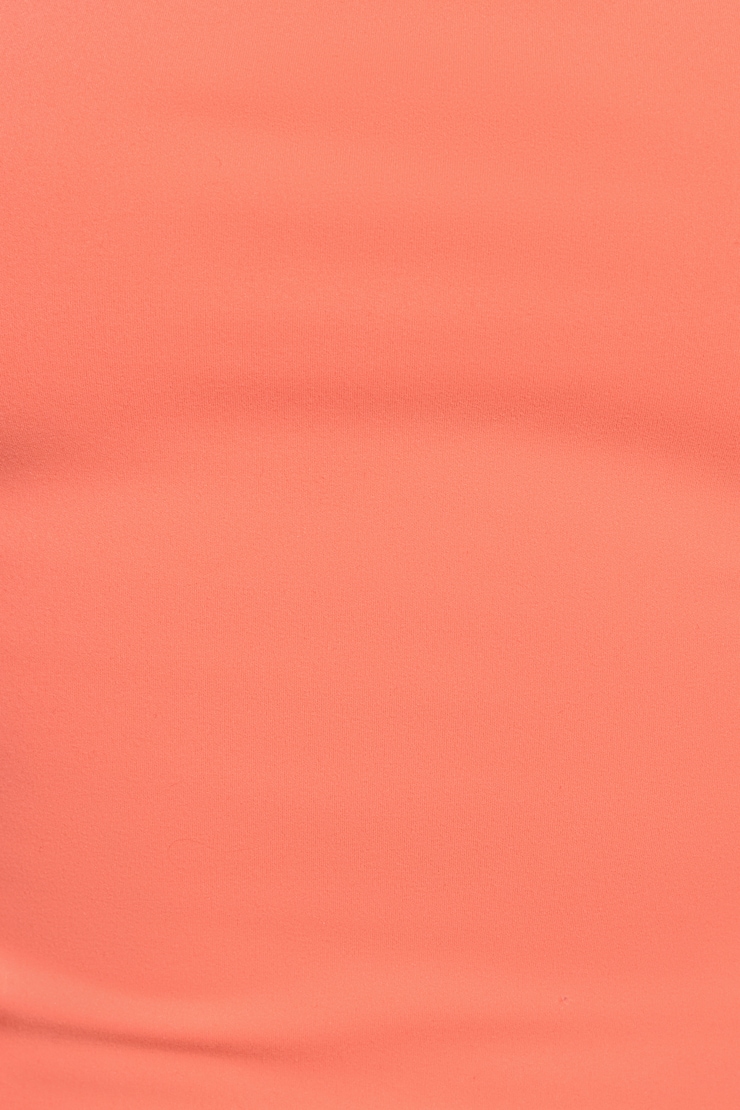 Sleek Longline Tube Top, Coral Star Orange, large