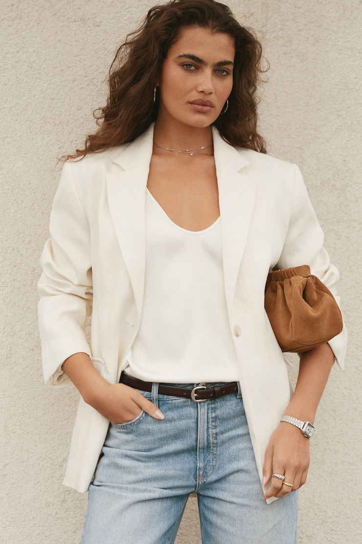 Straight Single Breasted Blazer