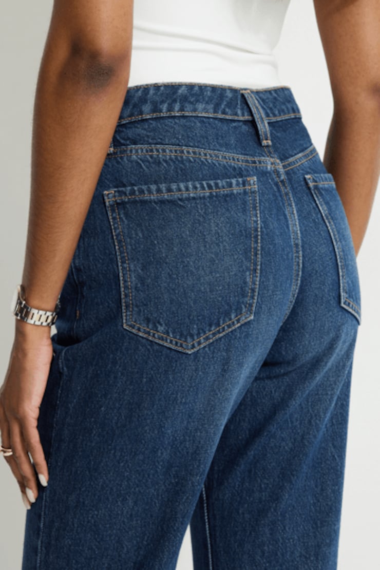 Cara High Rise Straight Leg Jeans