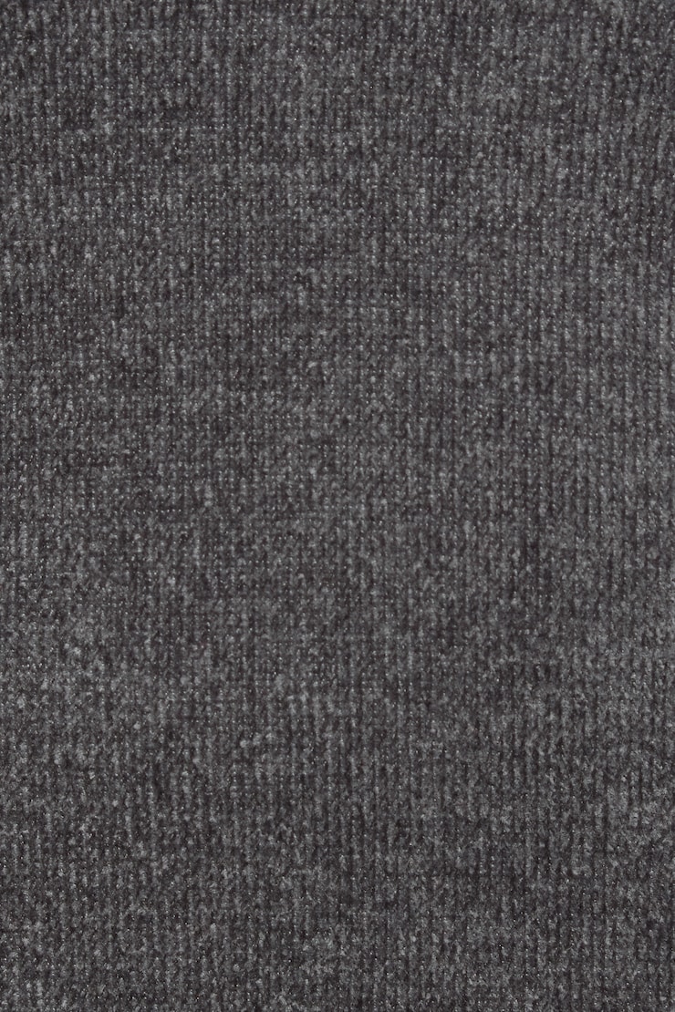 Chenille Tiny Strap V-Neck Cami Top, Burnt Ash Grey, large