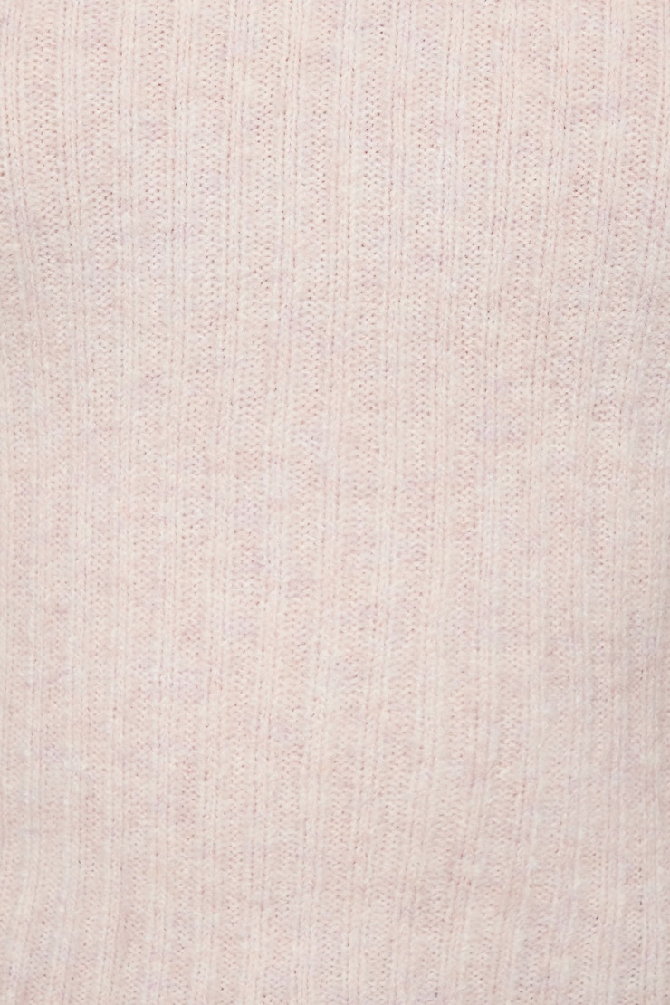 Heavenlyarn™ Laura Off Shoulder Sweater Pale Mauve Melange large