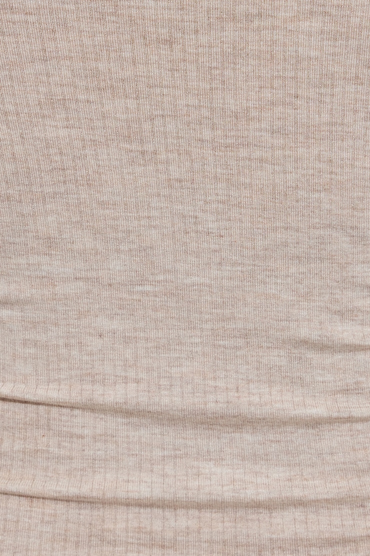 Sheer Ribbed Cami Top, Cocoa Butter Oatmeal Mix, large