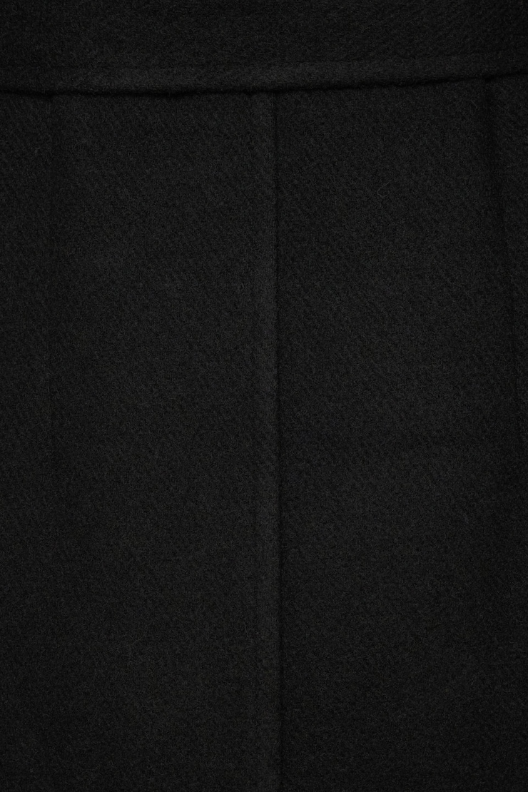 Belted Maxi Coat Jet Black  large
