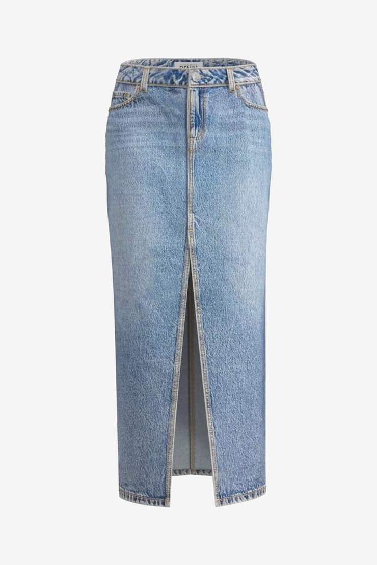 Denim Maxi Skirt