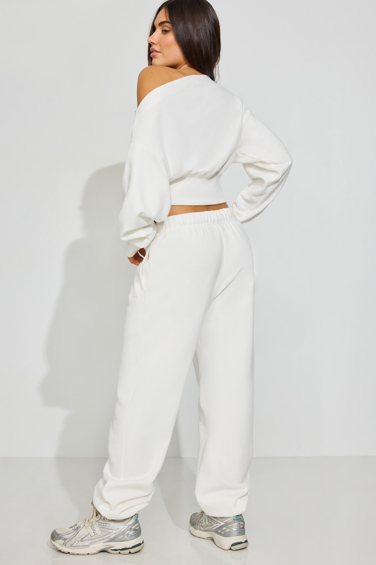 Pantalon de jogging « boyfriend » en tissu UltraFleece