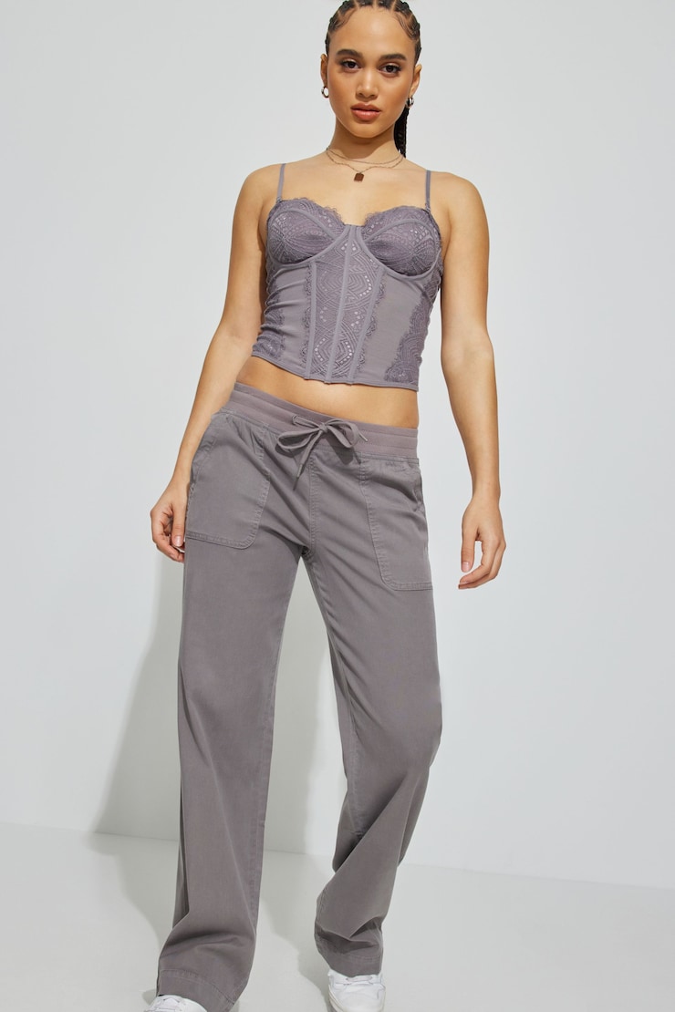 Callie Pull On Pant, Smoked Out Grey, large