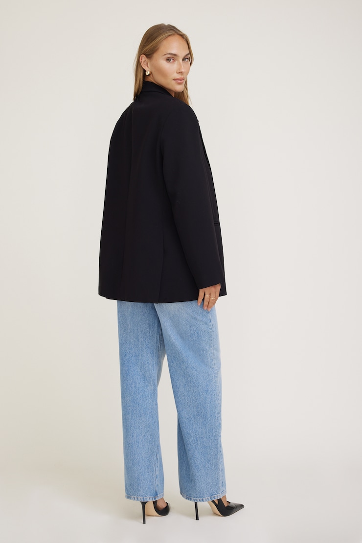 Noa Oversized Blazer Jet Black large