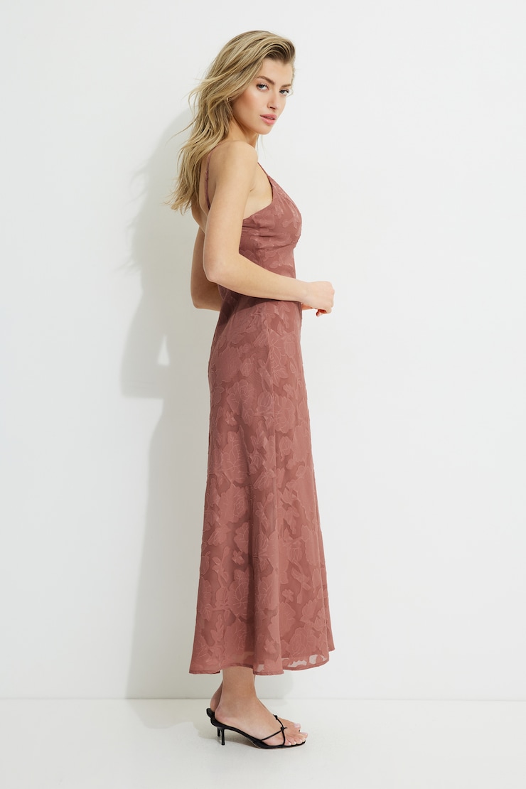 Sage Floral Maxi Dress Withered Rose large