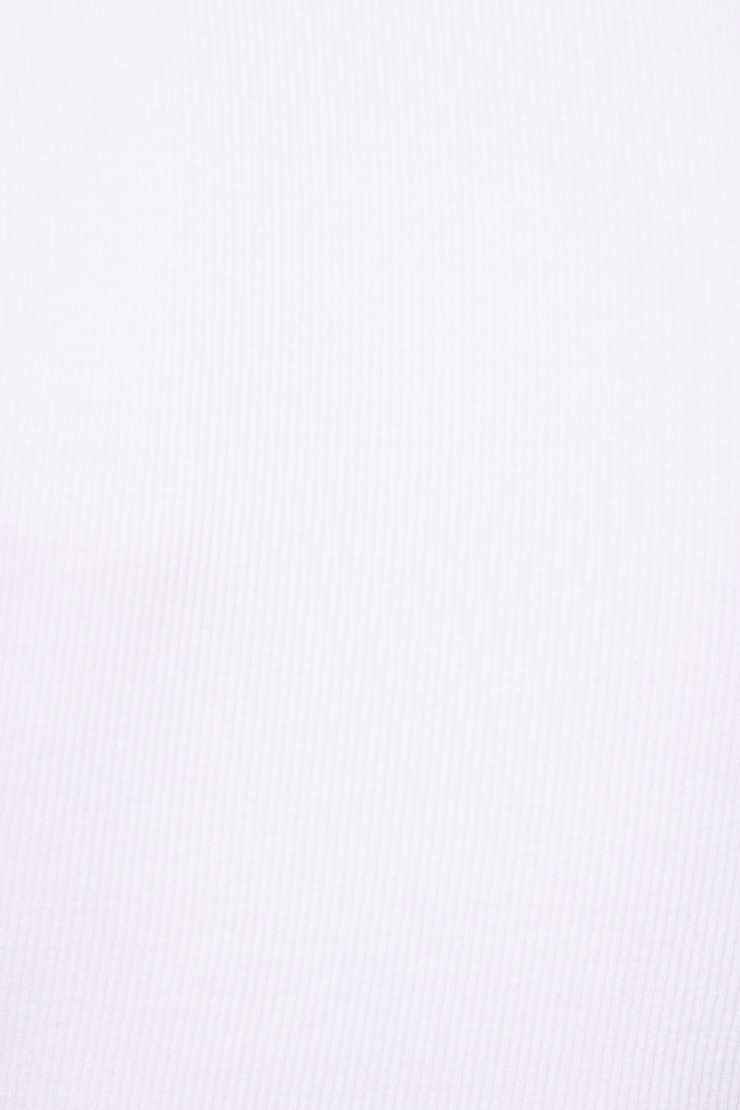Keri Ribbed Baby T Shirt Bright White large