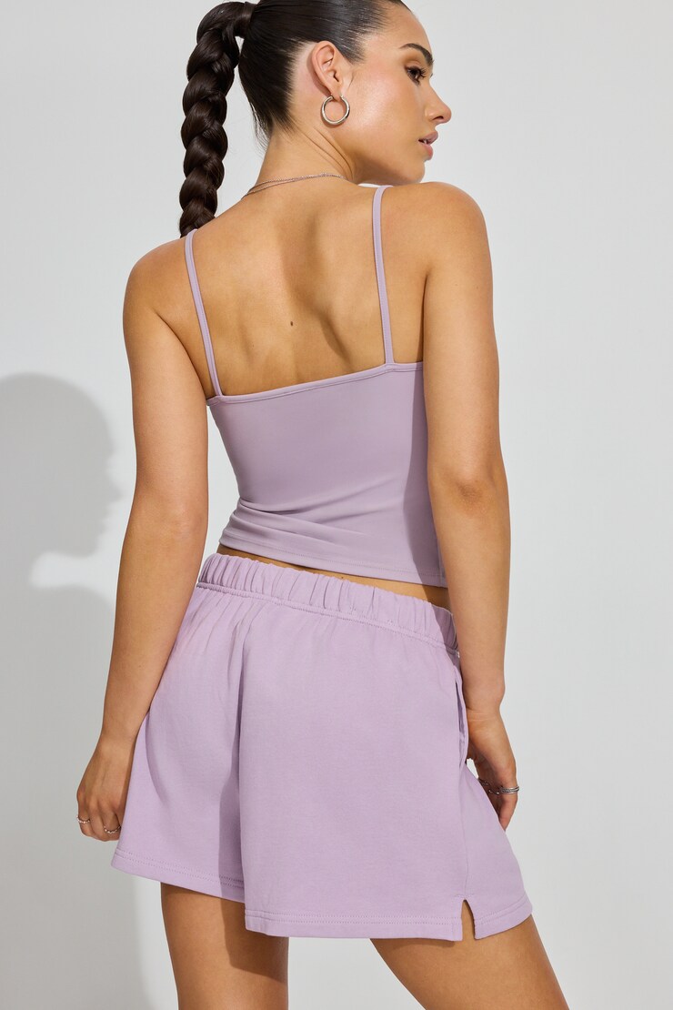 SoftTerry High Rise '80s Shorts, Cloudberry Purple, large